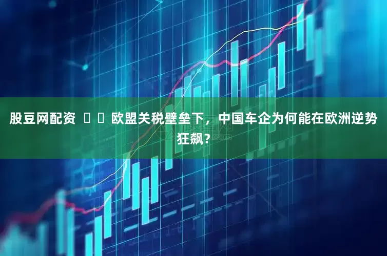 股豆网配资  ​​欧盟关税壁垒下，中国车企为何能在欧洲逆势狂飙？